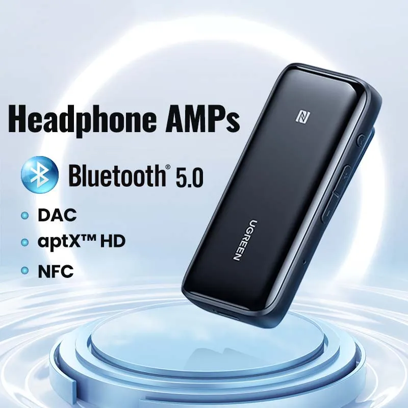 Bluetooth 5 0 приемник USB DAC 3 мм Aux беспроводной аудио усилитель для наушников NFC AptX LL HD