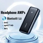 Bluetooth 5,0 приемник USB DAC 3,5 мм Aux беспроводной аудио усилитель для наушников NFC AptX LL HD Bluetooth 5,0 адаптер для ПК телефона