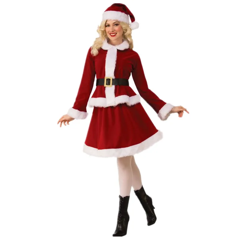 Рождественская тематическая вечеринка в России костюм Санта-Клауса для косплея