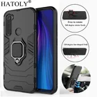 Чехол для Xiaomi Redmi Note 8 Pro с магнитным присоской и кольцом, силиконовый Жесткий защитный чехол для Xiaomi Redmi Note 8 Note 8