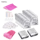 404 шт. расходные материалы для наращивания ресниц кругов под глазами гелевые подушечки Одноразовые Тушь для ресниц кисти палочки микро аппликаторы клея кольцо держатель клейкие ленты