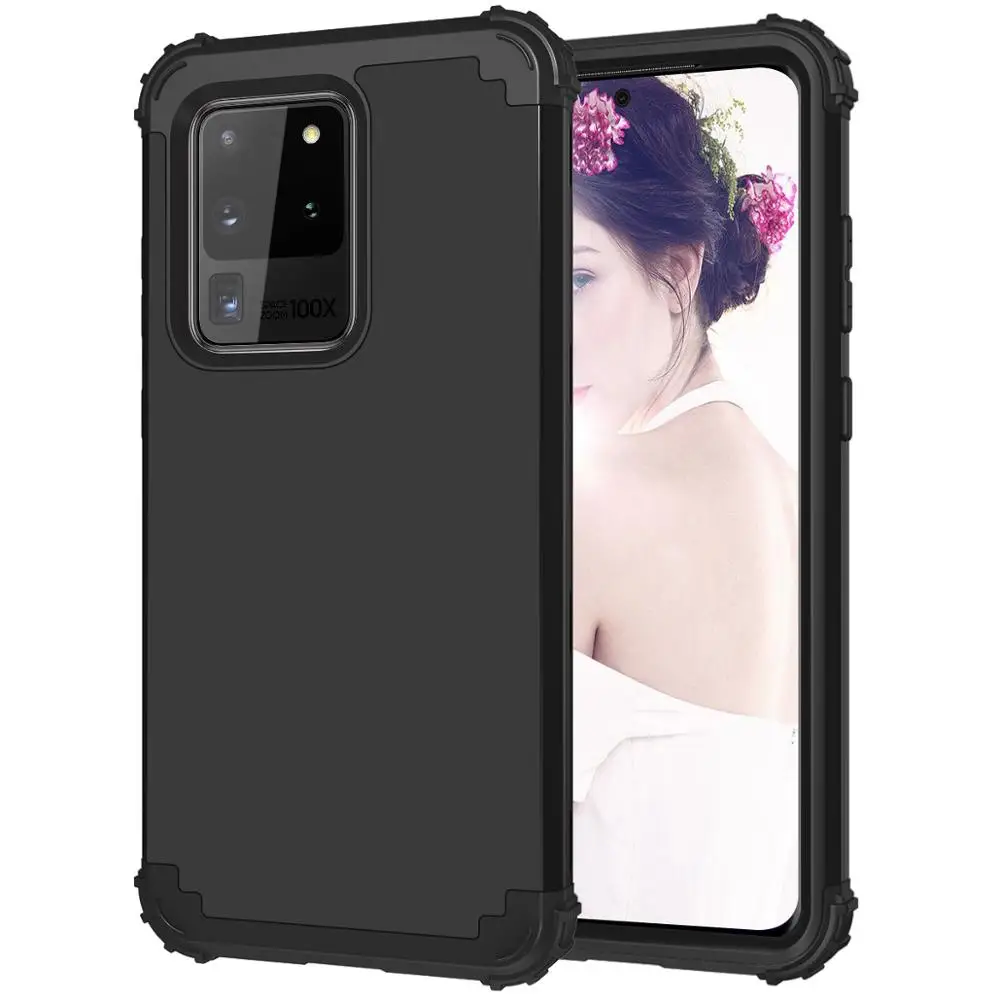 Для Samsung Galaxy S20 /S20 Plus/S20 Ультратонкий чехол с полным корпусом 3 в 1 Гибридный Жесткий