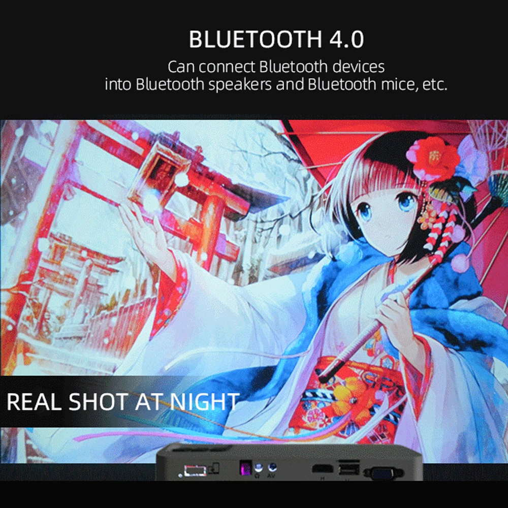 Видеопроектор CRENOVA с ОС Android 6 0 для смартфона домашнего кинотеатра кинопроектора