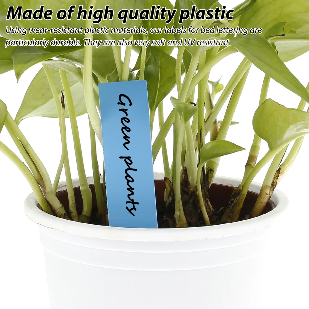 

500 Pcs Plastic Plant Tags Garden Plant Labels Nursery Markers Flower Pots Seedling Labels Tray Mark Tools Garden Accessories