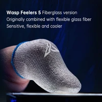 flydigi wasp feelers 5 sweat proof finger sleeve mobile phone tablet pubg game touch screen thumb 4 pcs