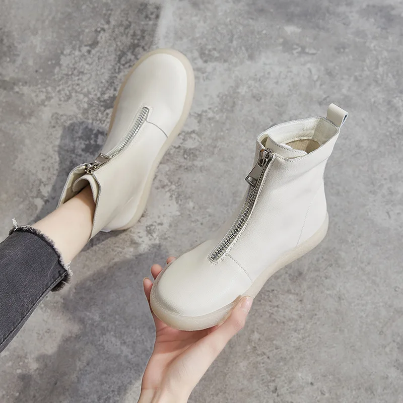 Дизайнерская обувь женские ботинки до щиколотки модная женская на массивной