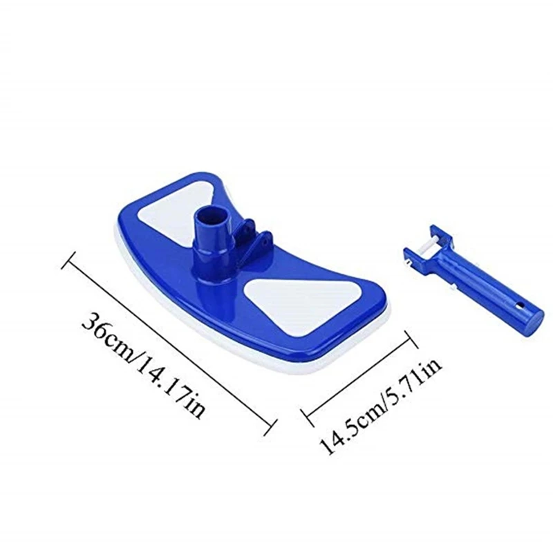 

14" Weighted Butterfly Pool Vacuum Head 1-1/4" Hose For Removes Debris Tubs Accessories Garden Supply Cleaning Tool Outdoor