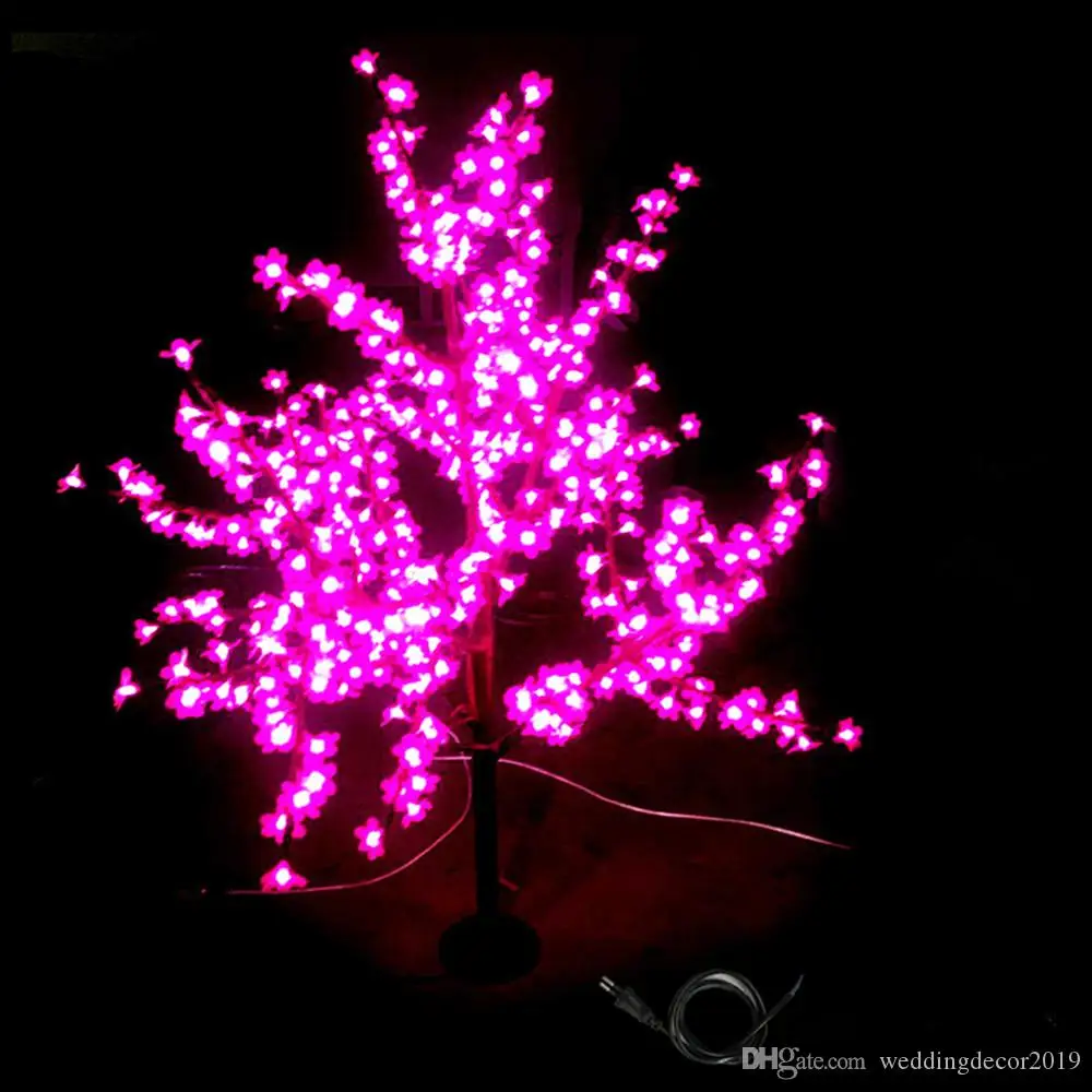 

1.5m 5 Ft Height White LED Cherry Blossom Tree Outdoor indoor Wedding Garden Holiday Light Decor 480 LEDs