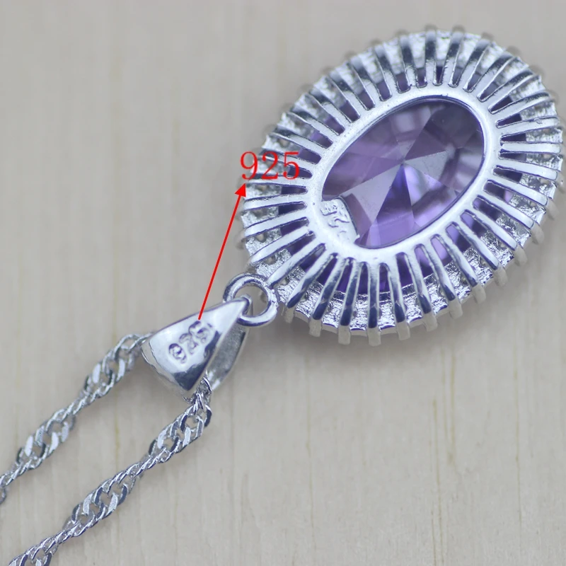 Комплект из колье и серёг серебра 925 пробы | Украшения аксессуары