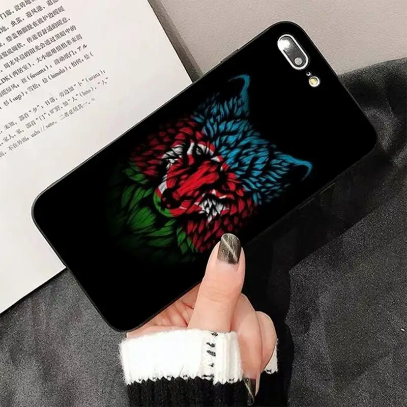 Чехол для телефона с флагом Азербайджана iphone 13 8 7 6 6S Plus X 5S SE 2020 XR 11 12 pro XS MAX |