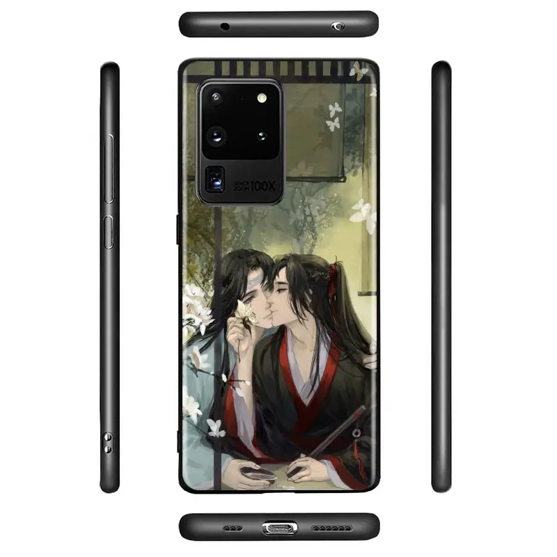 

Mo Dao Zu Shi Anime For Samsung A01 02 02S 11 12 21 21S 22 31 32 41 42 51 72 S20 Ultra Plus 4G 5G Black Soft phone Case