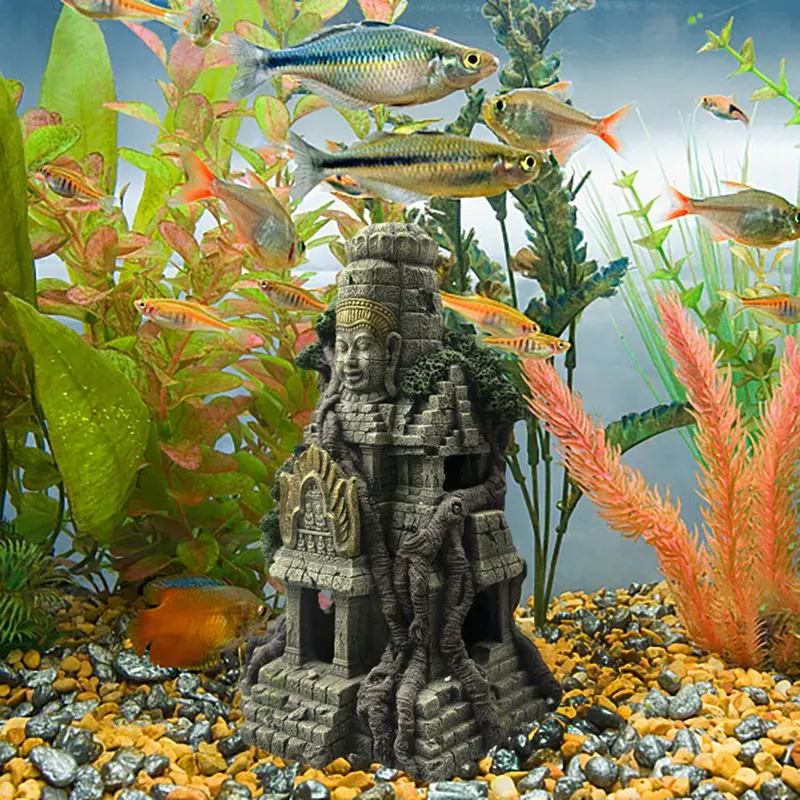

Reptile Hideout Cave Decoration Fish Tank Aquarium Resin Decoration