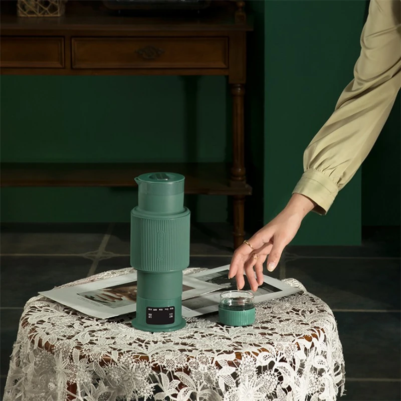 Электрический складной чайник портативный дорожный сжатый термос умная чашка с