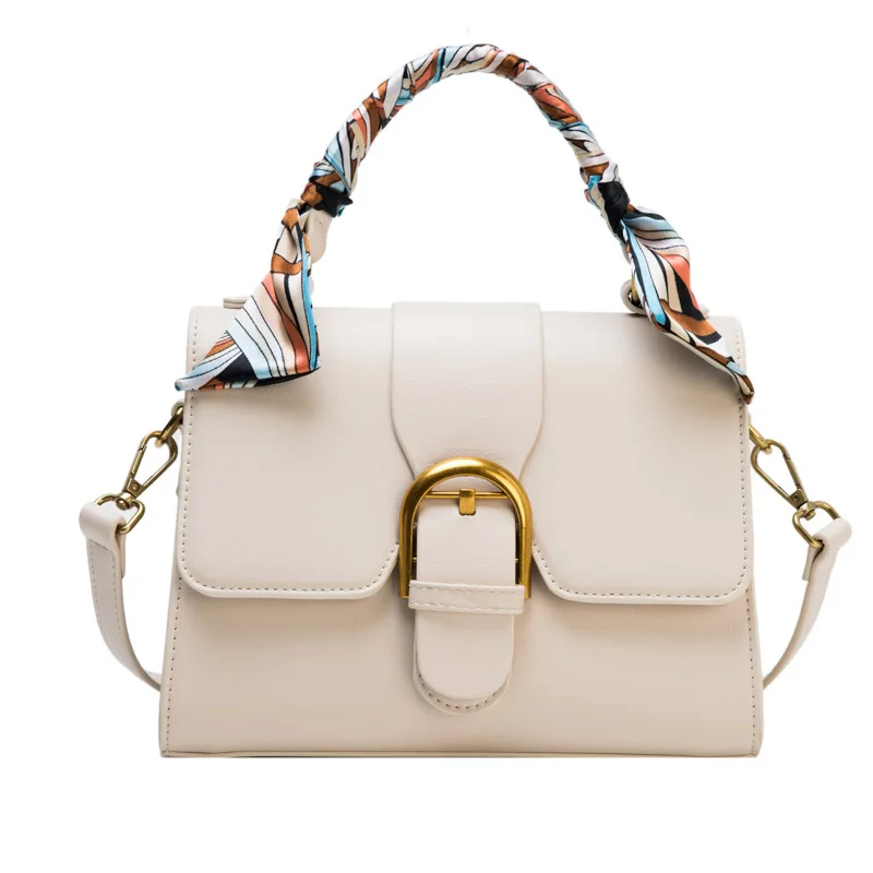 

2021 new silk scarf portable messenger bag net celebrity wild fashion casual shoulder bag