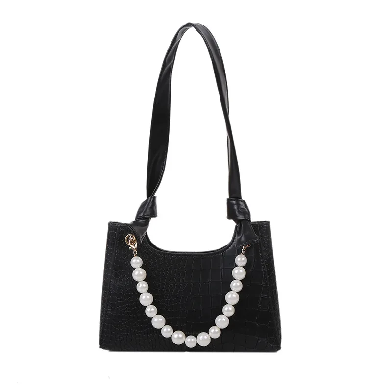 

French texture popular bag armpit bag women's new tide net red Joker messenger bag small pearl bag