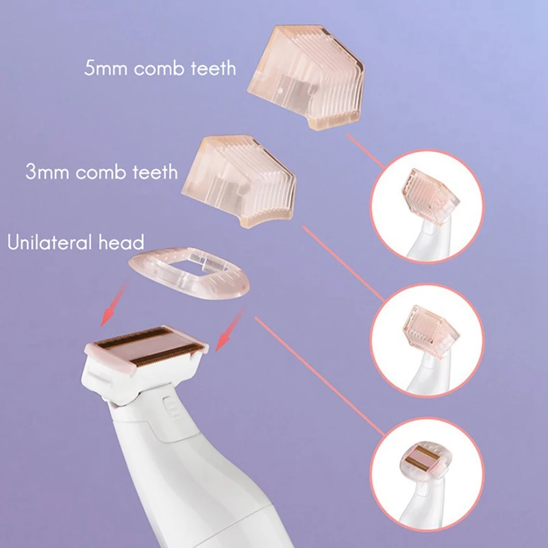 

Electric Women Shaver Facial Body Leg Arm Back Bikini Trimmer Washable USB Rechargeable Hair Removal Shaving Machine