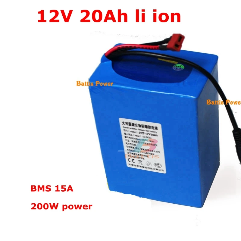 Мощность аккумуляторные батареи 12v 20ah 20000 мА/ч работающего на постоянном токе 12 В