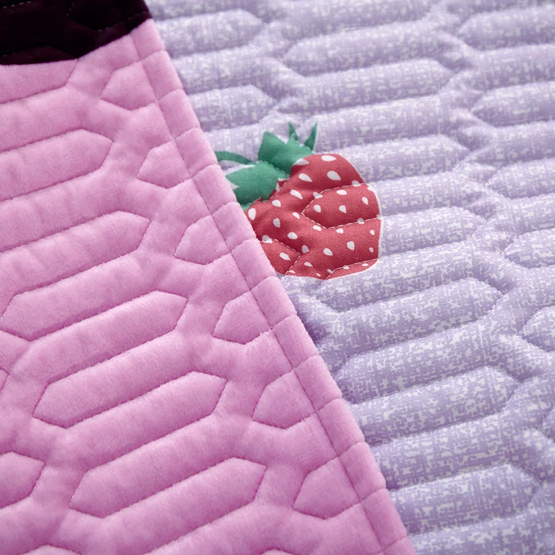 Простая небесно голубая детский утепленный ткани кровать чехол на спинку