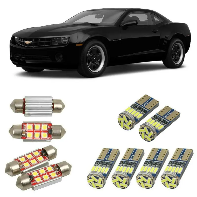 

Сверхъяркие Внутренние светодиодные Автомобильные фары для chevrolet camaro coupe 2011-2015, Купольные лампы для чтения без ошибок