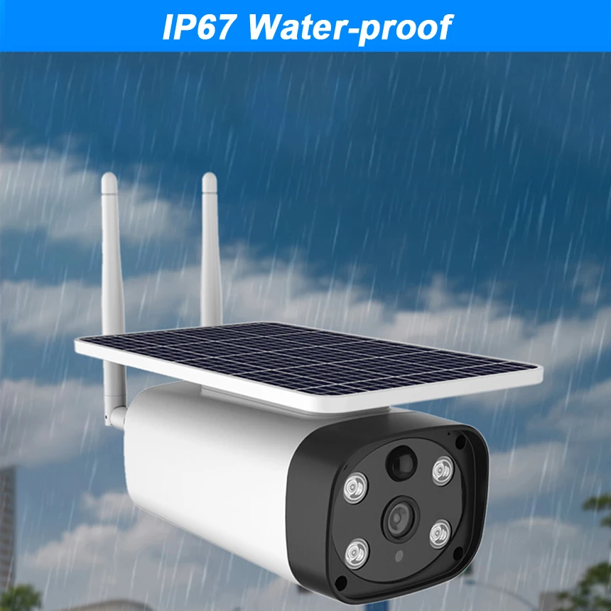 IP камера Hebeiros 1080P Starlight с солнечной батареей и поддержкой 4G Wi Fi|Камеры