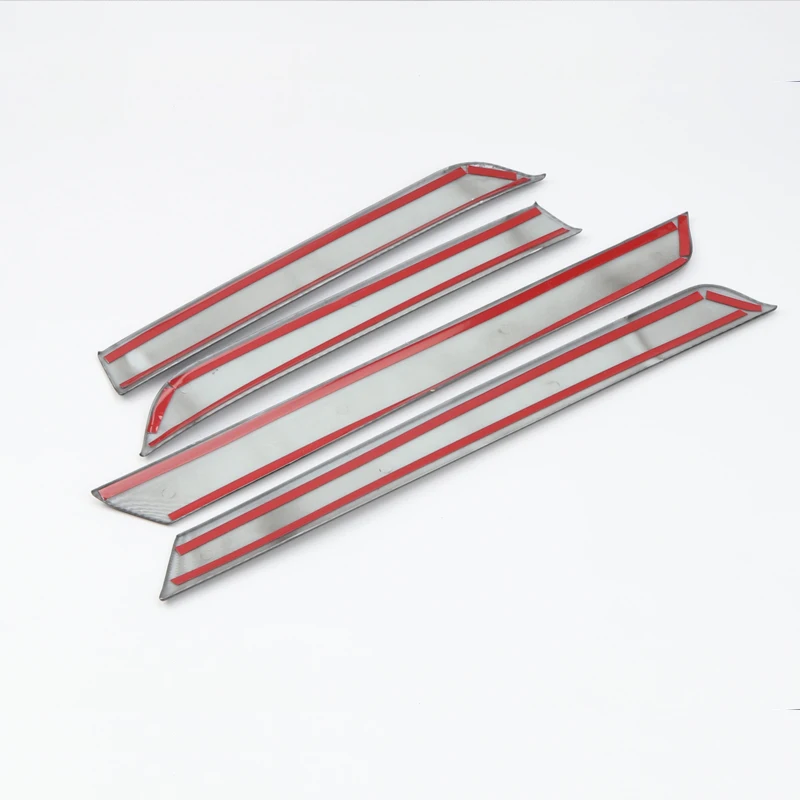 

5-door! For Mitsubishi Pajero Shogun Montero Limited V80 2007-2019 Accessories Interior Door Decorative Strips Cover Trim