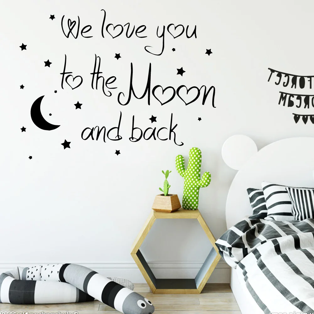 Горячая продажа английская Наклейка на стену с цитатами съемные настенные