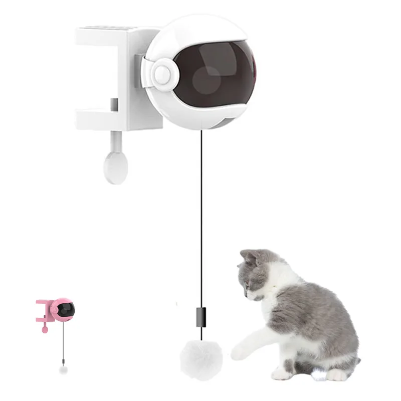 

Electric Automatic Lifting Cat Ball Electric Cat Toy Teaser Ball Smart Teaser Toys Pet Supply Interactive Puzzle Smart Pet Toys
