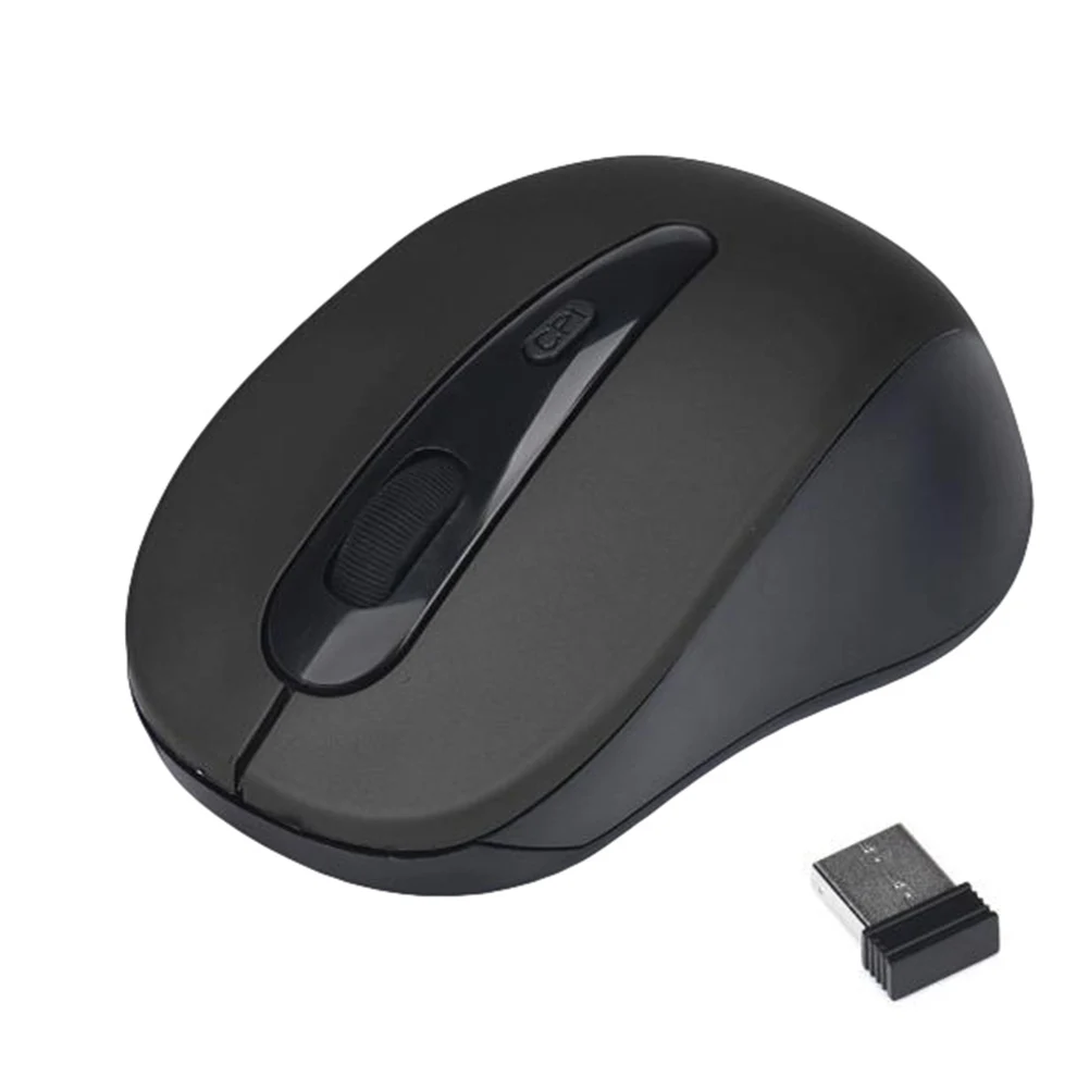 Беспроводная оптическая мышь Gamer 2 4 ГГц беспроводная с 3 клавишами 1600DPI usb-ресивер
