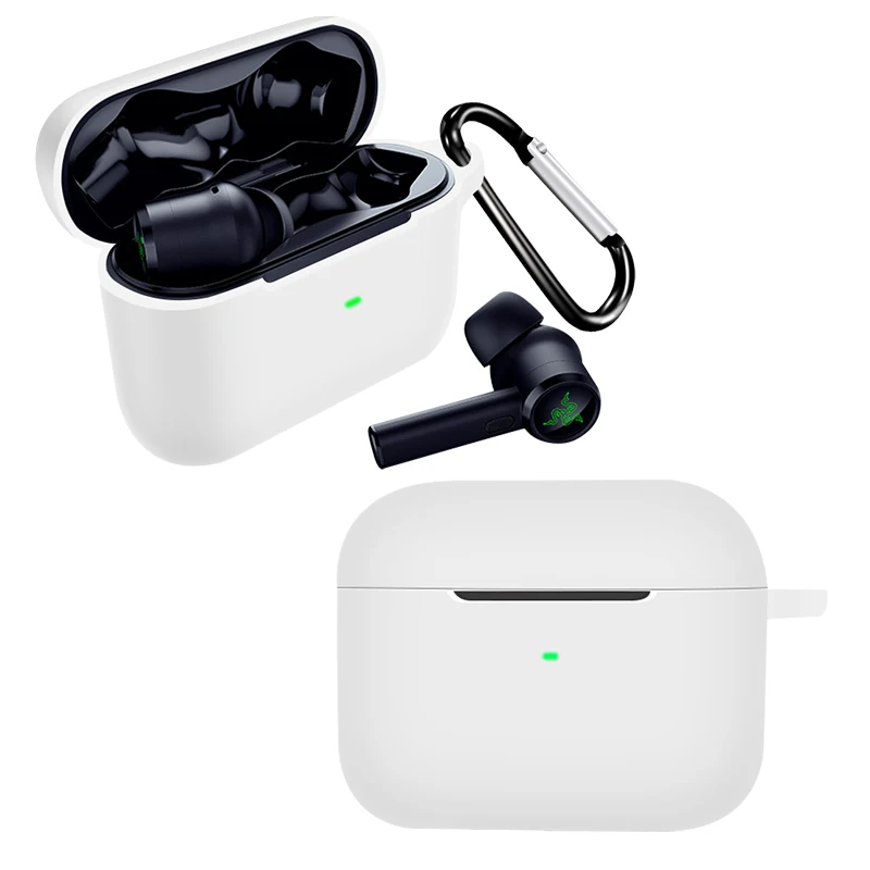 Мягкий силиконовый защитный чехол для Razer hammer Head True Wireless Pro водонепроницаемый