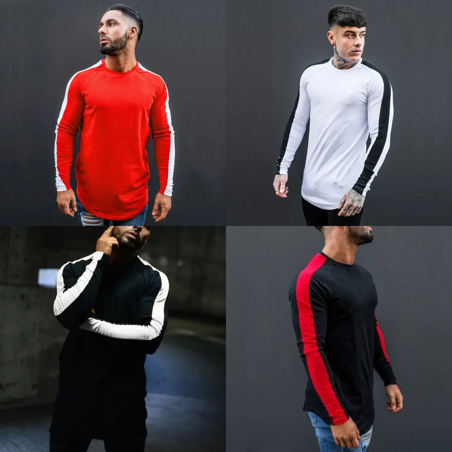 

2019 New Shirt Menkeep Warm Solid Motion Ventilation Men Slim Casual Cotton Fit Embroiderylong Sleeves 6 Colors Easy Tees Full
