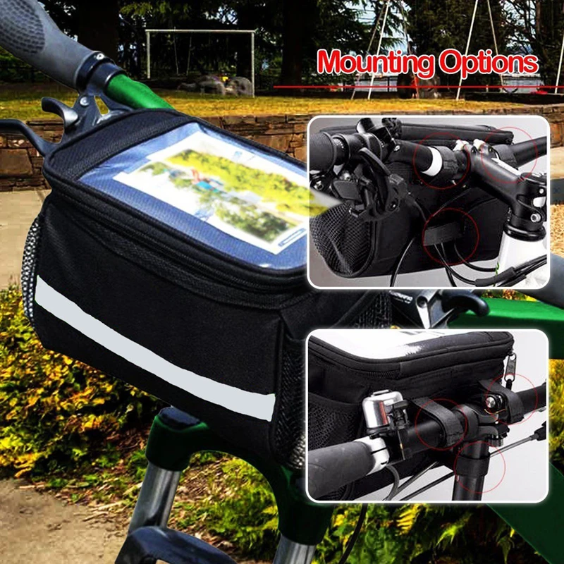 Модная велосипедная передняя корзина верхняя рама сумка на руль Паньер уличная