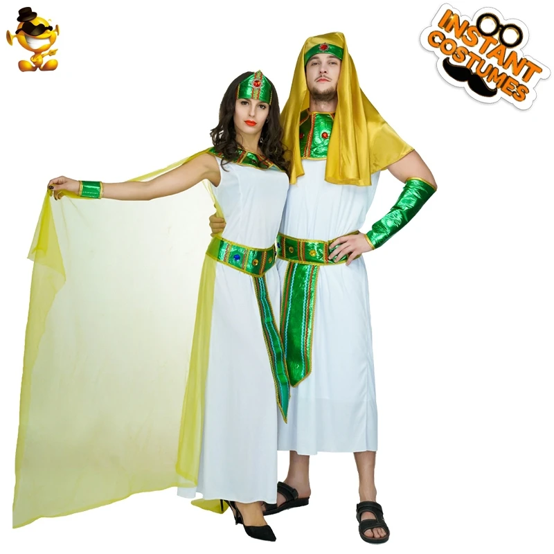 Мужские женские мужские египетские костюмы Фараона для ролевых игр на Хэллоуин