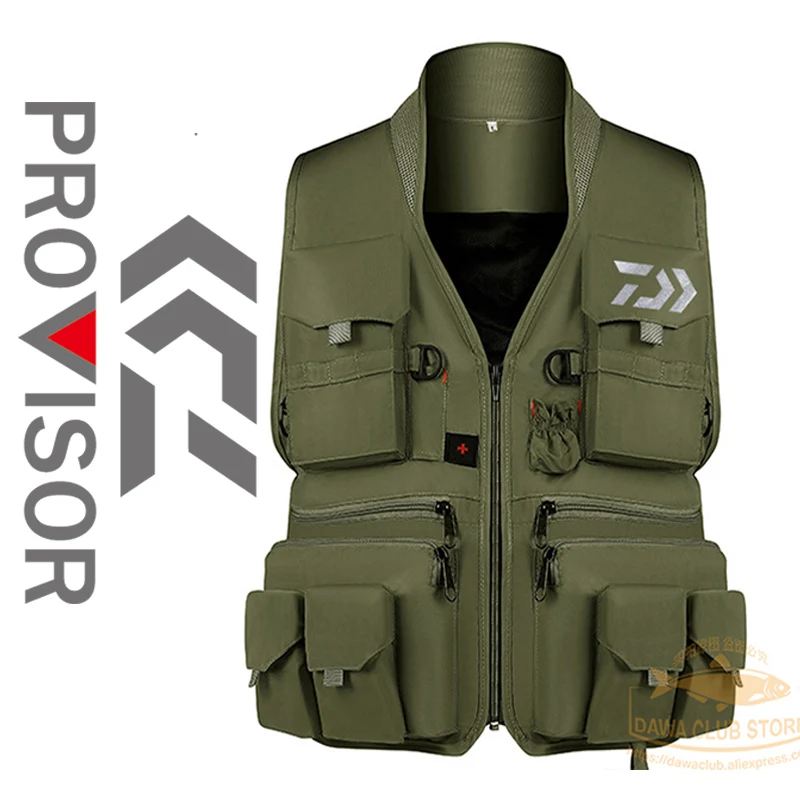 2021 DAIWA многокарманный рыболовный жилет Dawa рыболовство дышащая рыболовная куртка
