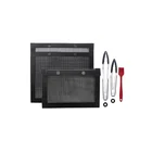 Teflo термостойкая Сетчатая Сумка для гриля барбекю, антипригарная Сетчатая Сумка для гриля