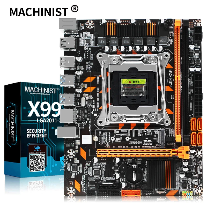 X99 материнская плата LGA 2011 3 LGA2011 с M.2 NVME слот Поддержка DDR4 ECC SATA3.0 USB3.0 ZX MINX9D4
