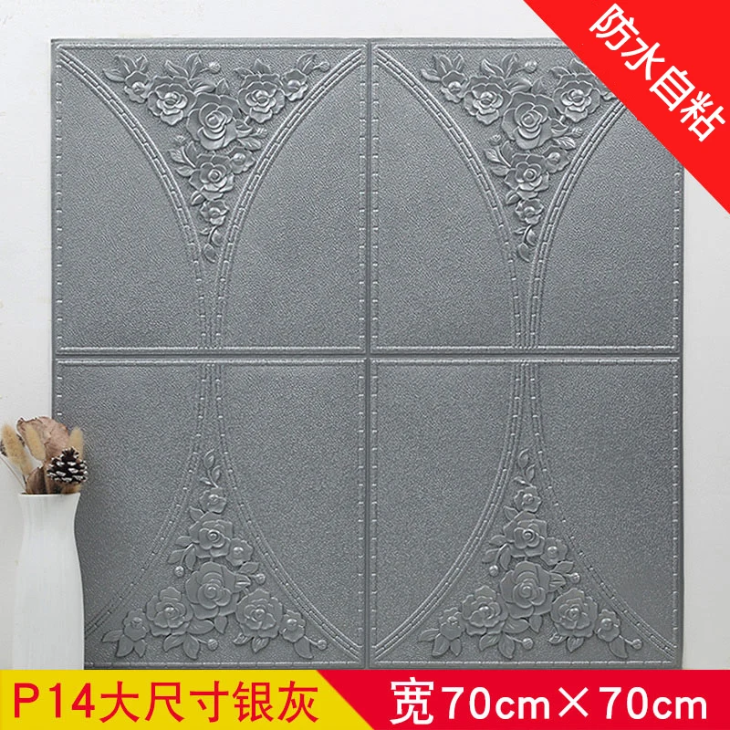

New DIY 3D Brick PE Foam Wallpaper Panels Room Decal Stone Decoration Embossed Living Room Kids Safty Bedroom Home Decor