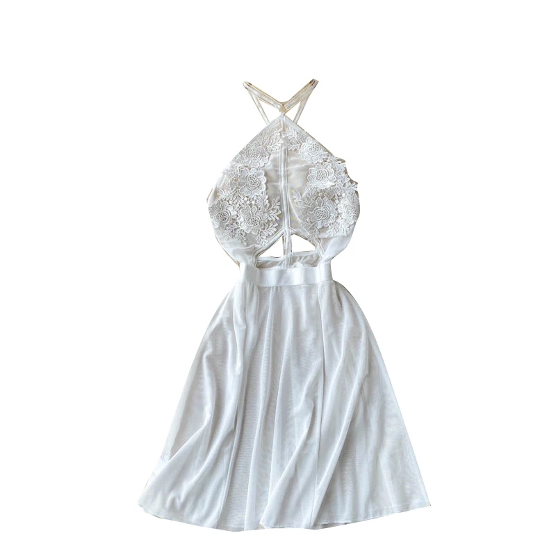 

Seaside holiday outfit sexy backless all outside perspective gauze dress dress bikini beach dress