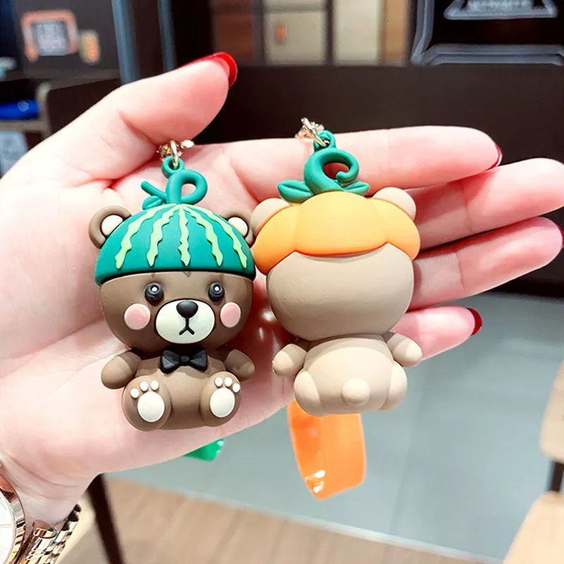 

Брелок для ключей в виде мультяшного дневного медведя