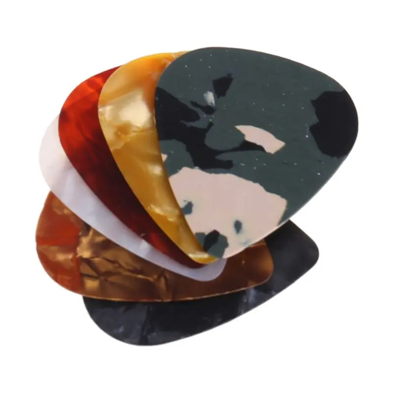 100 шт./пакет медиатор треугольник целлулоидные инструменты 0 46 мм-случайный цвет |