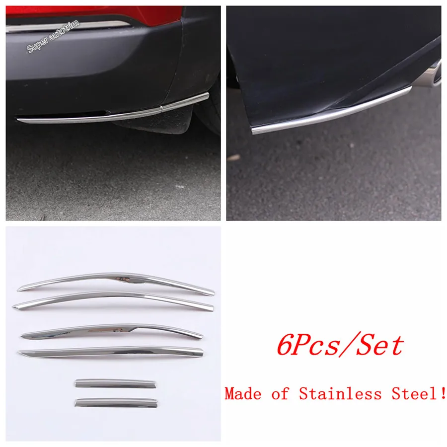 

Lapetus Auto Front / Rear Bumper Corner protection Kit Cover Trim Fit For Mazda CX-30 2020 - 2022 Exterior Refit Kit Accessories