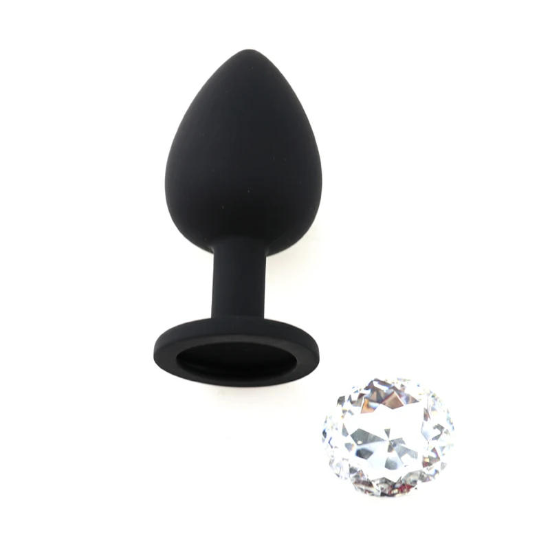 Силиконовые анальные пробки и вибраторы Анальная пробка массажер простаты