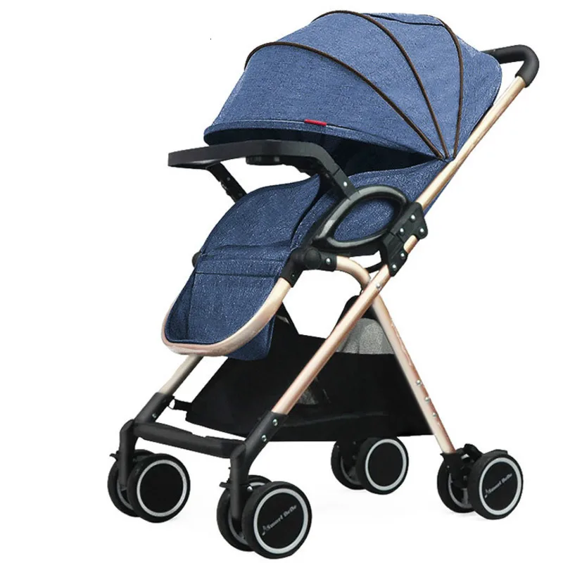 ILcomun детская складная коляска легкая для новорожденных четыре колеса тележка
