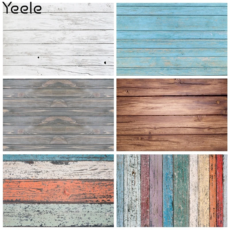 Фон для фотосъемки Yeele с изображением деревянной доски текстуры еды питомца