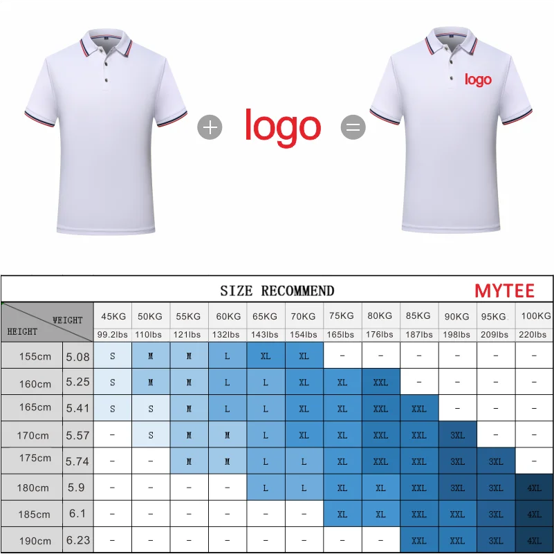 Мужская рубашка-поло MYTEE с логотипом на заказ футболка для персональной компании