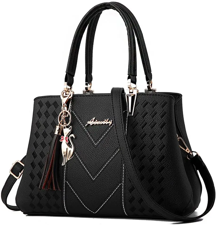 

Women's Leather Handbags Shoulder Bag Ladies Designer Satchel Messenger Tote Bag Purses