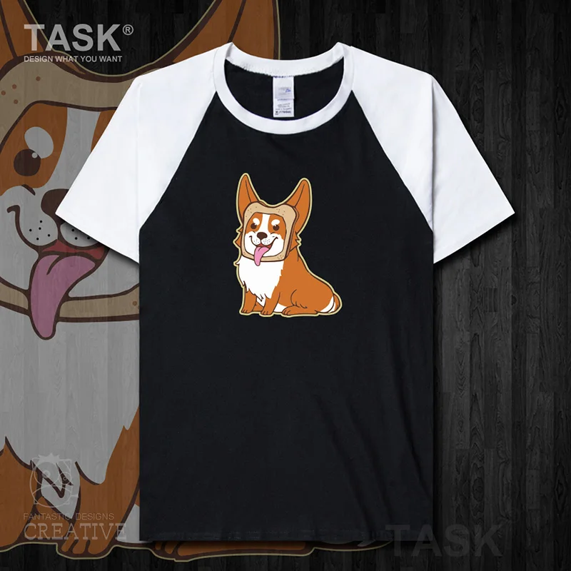 

Men's O Neck Cotton Short Sleeve T-Shirt animal dog funny print Hipster comfort casual Harajuku Streetwear summer tops 02 0003