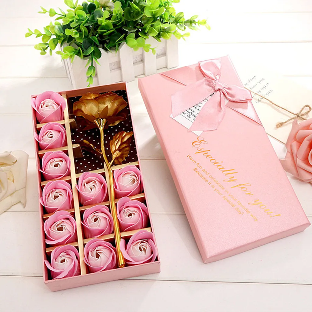 13 шт. чехол с розовым мылом и цветами свадебное украшение для женщин которых вы