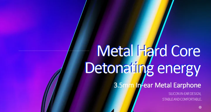 USAMS наушники-вкладыши 3,5 мм Металл Hifi Проводная гарнитура микрофон стерео проводные наушники для huawei samsung Xiaomi