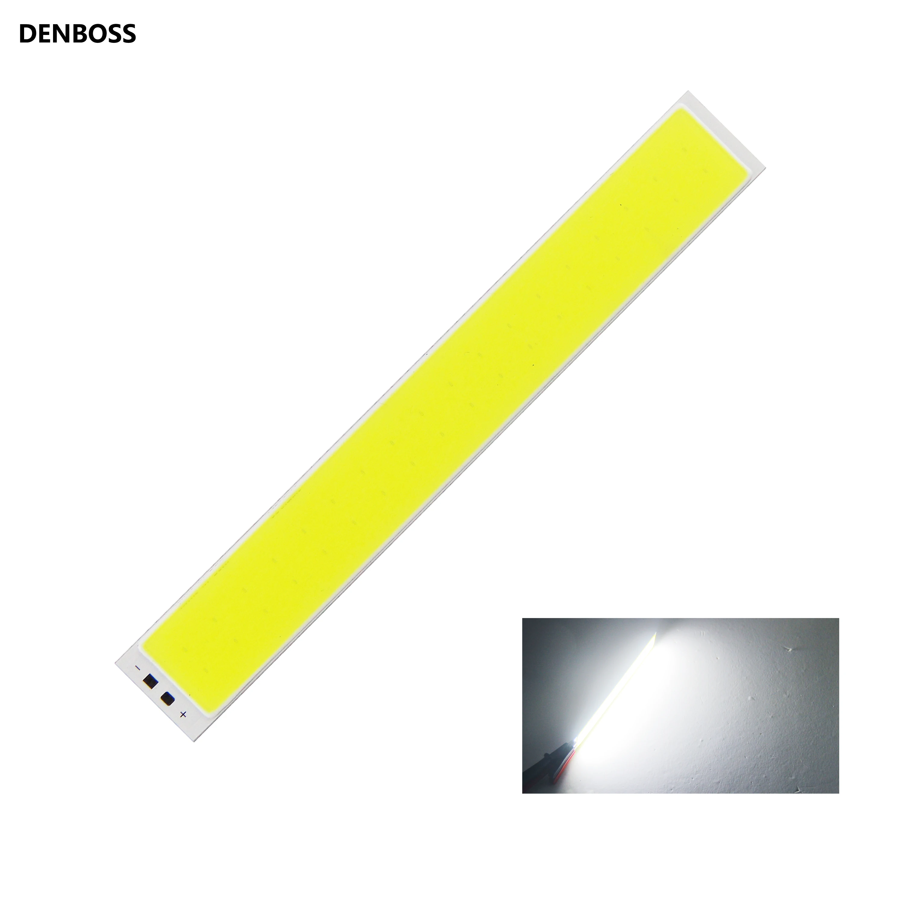 Светодиодный прожектор DENBOSS 138mm 19mm 9W 9V DC холодный белый светодиодный