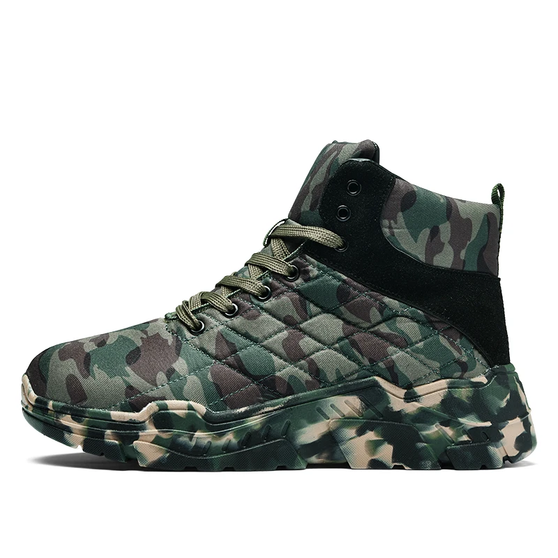 

Camouflage Winter Boots Men Sneakers Cotton Solid Men Shoes Waterproof chaussure homme High Top Mens Shoes sepatu pria New Shoe
